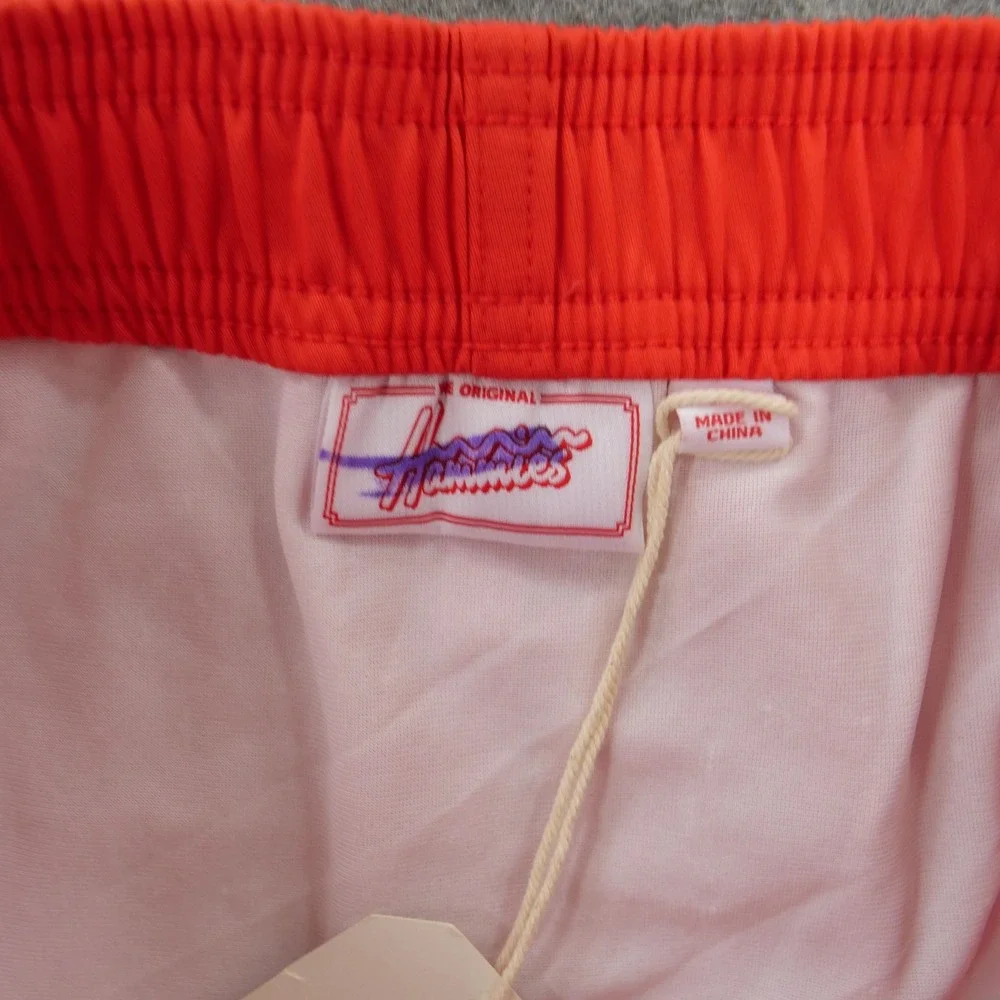 Hammies Shorts Mens 36 Red Cabana Retro 50s 60s Beach Swim Trunks New
